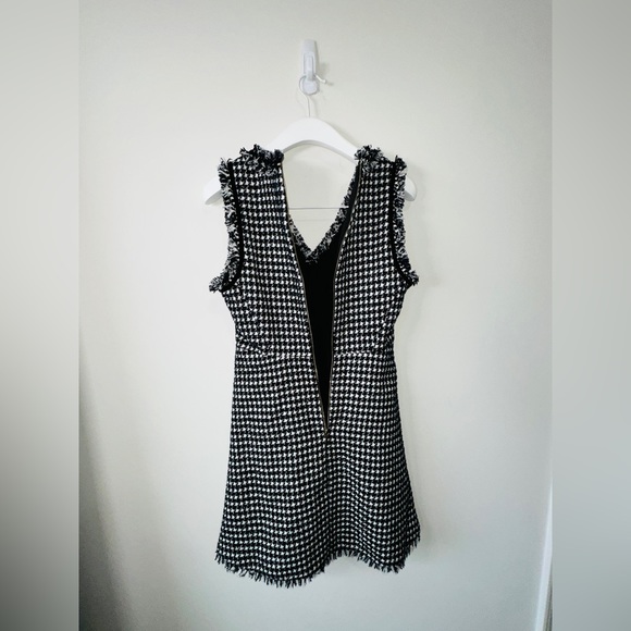 KATE SPADE NEW YORK Metallic Houndstooth Tweed Hourglass Dress Size 6 NWOT - Picture 10 of 11